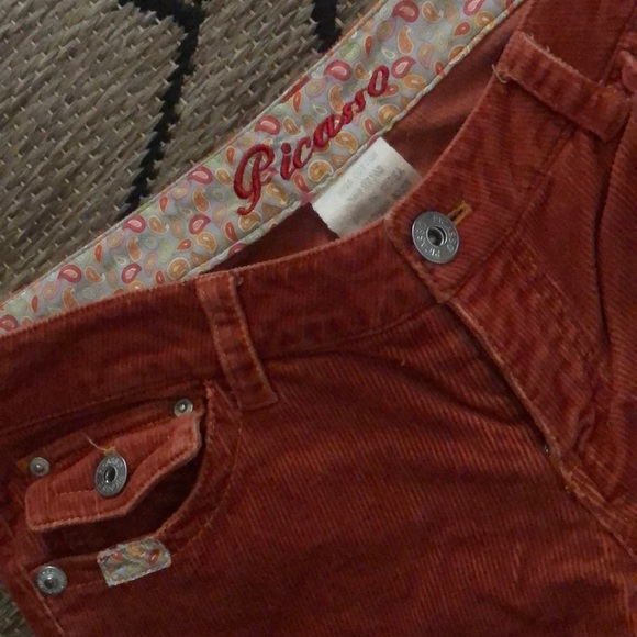 Vintage Denim - Vintage orange Corduroy Bootcut pants🌺